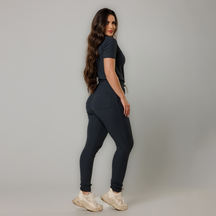 Scrub Sottile Alluring Feminino Cinza Chumbo