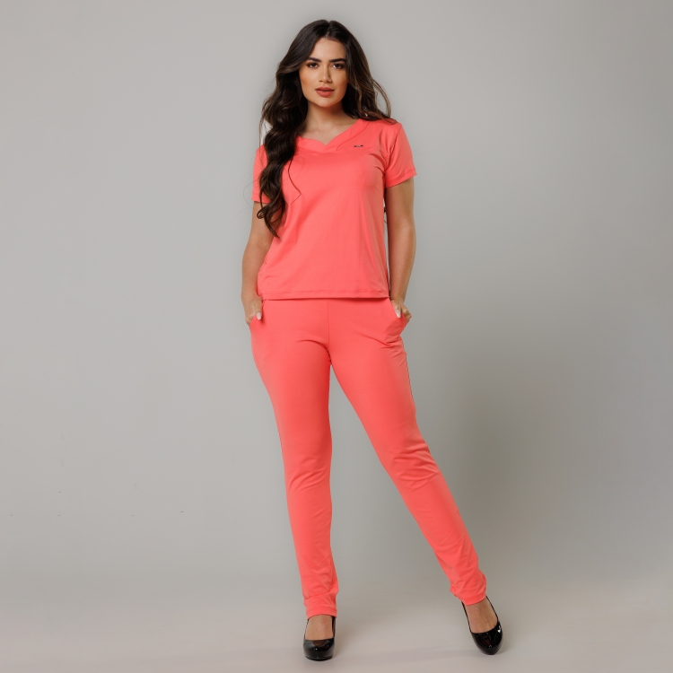 Scrub Sottile Light Tecnológico Feminino Floral