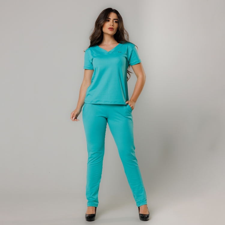 Scrub Sottile Light Tecnológico Feminino Lago Verde
