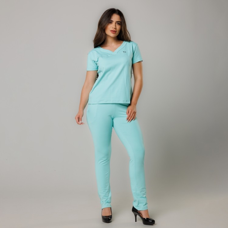 Scrub Sottile Light Tecnológico Feminino Aqua