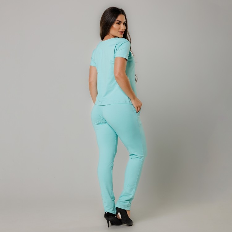 Scrub Sottile Light Tecnológico Feminino Aqua