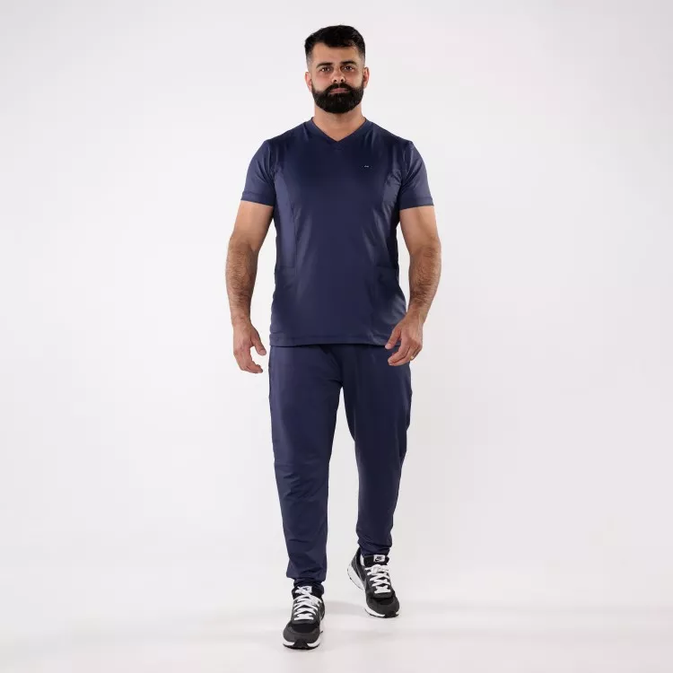 Scrub Sottile Light Tecnológico Masculino Azul Marinho