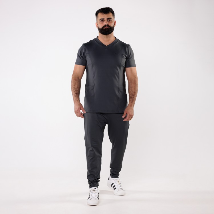 Scrub Sottile Light Tecnológico Masculino Cinza Chumbo