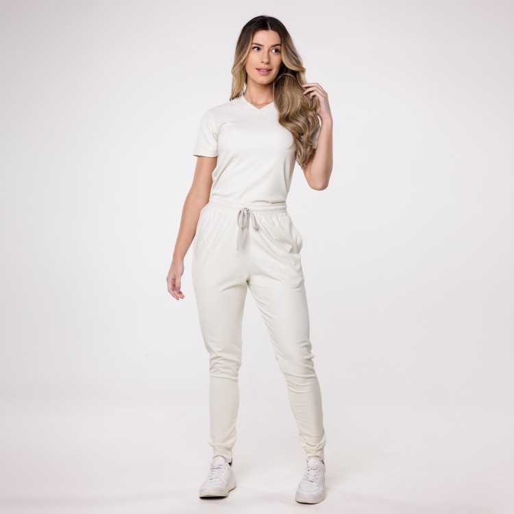 Scrub Sottile Alluring Feminino Off White