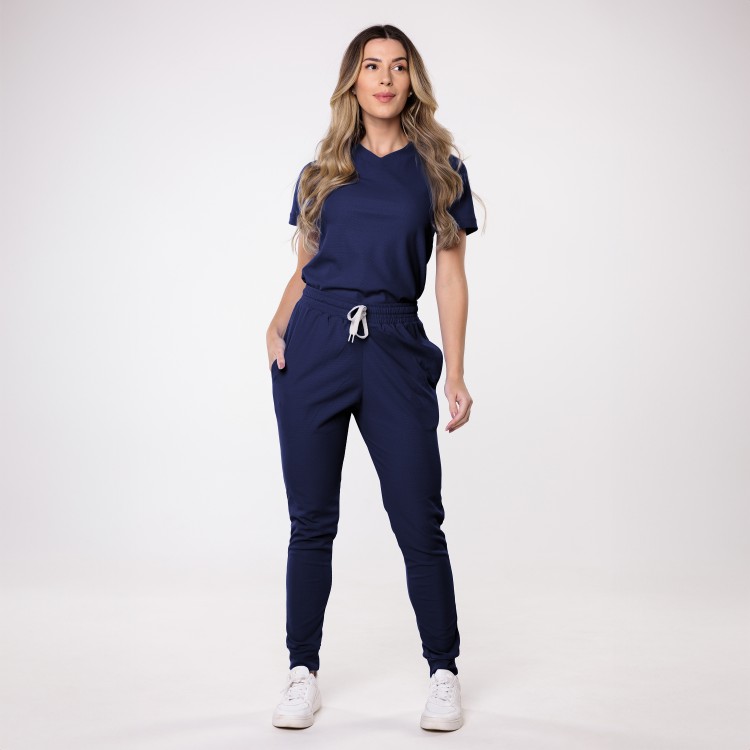 Scrub Sottile Alluring Feminino Azul Marinho