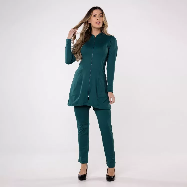 Jaleco Sottile Up Tecnológico Feminino Verde Real