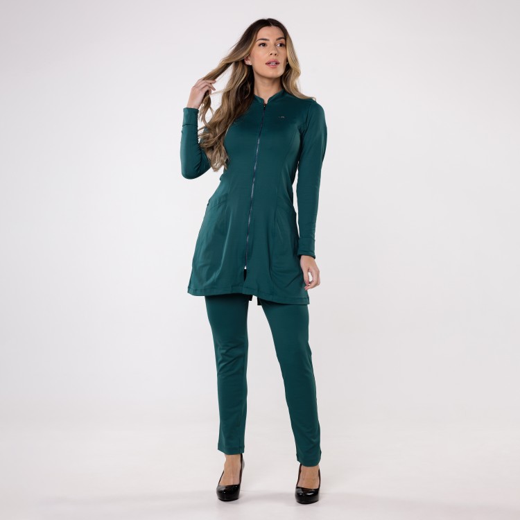 Jaleco Sottile Up Tecnológico Feminino Verde Real