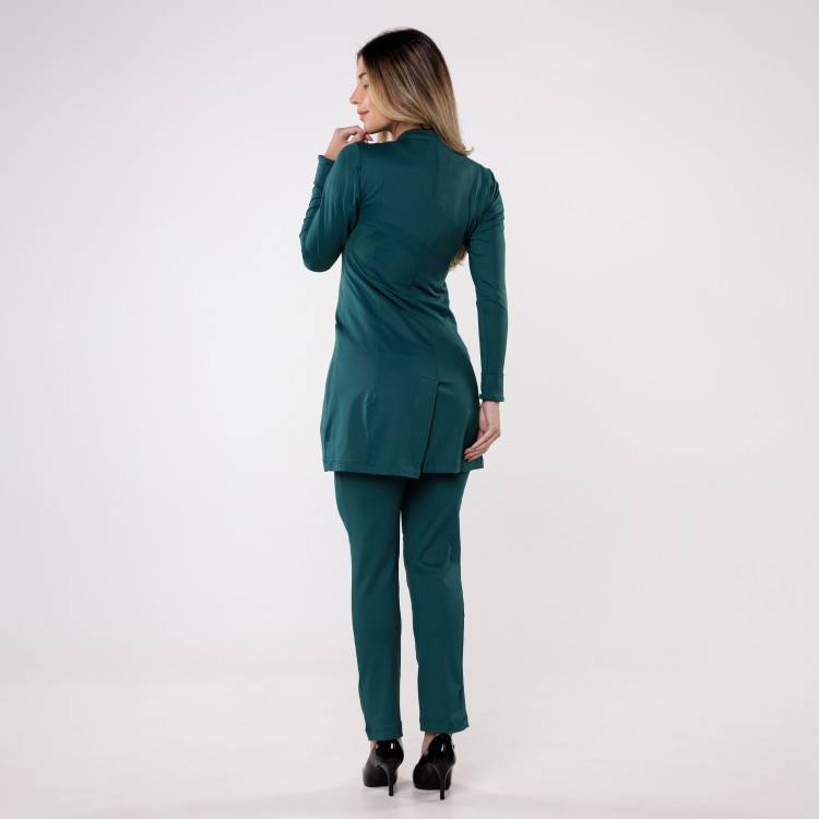 Jaleco Sottile Up Tecnológico Feminino Verde Real