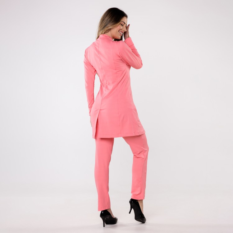 Jaleco Sottile Up Tecnológico Feminino Praia de Coral