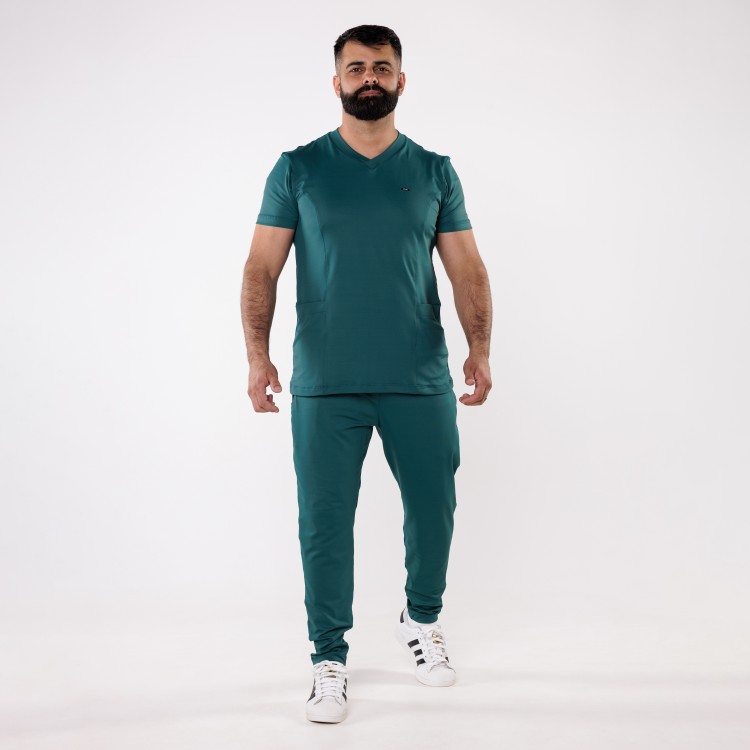 Scrub Sottile Light Tecnológico Masculino Verde Real