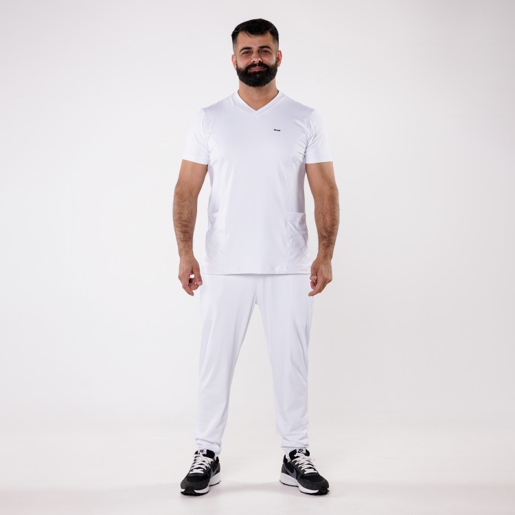 Scrub Sottile Light Tecnológico Masculino Branco