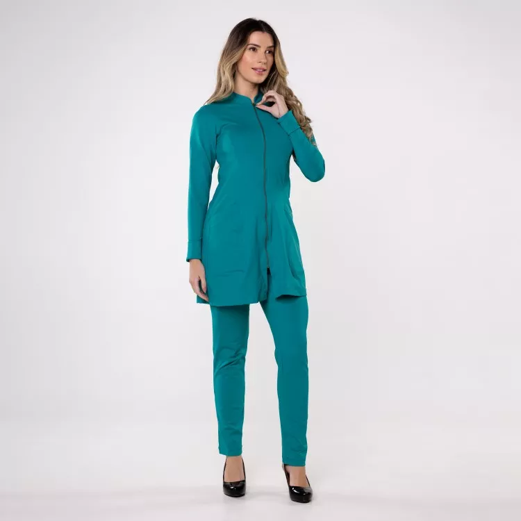 Jaleco Sottile Up Tecnológico Feminino Ilha Verde