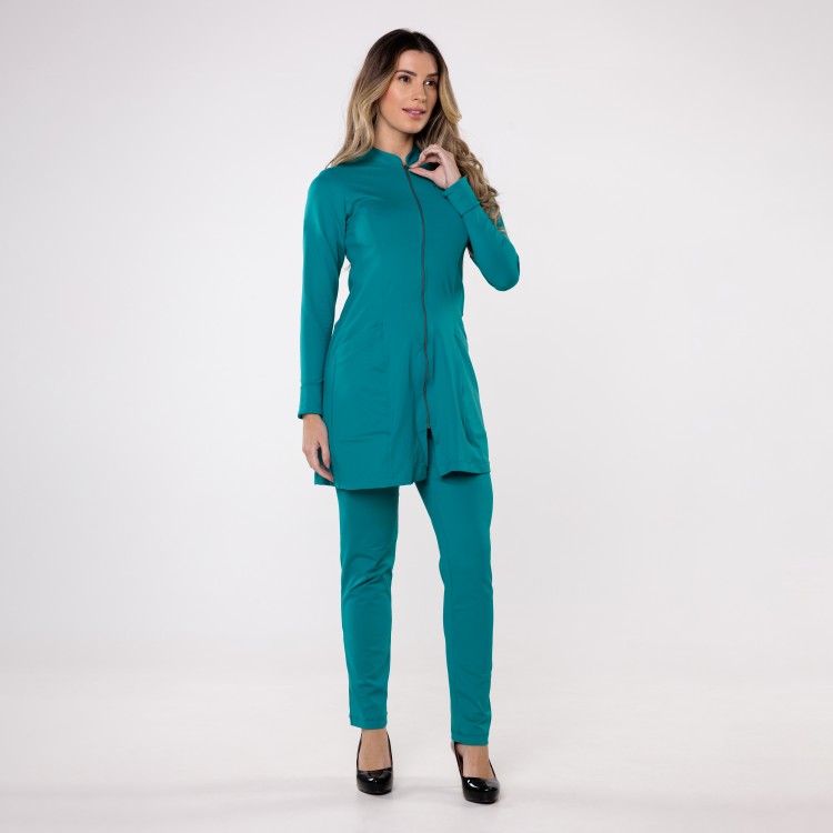Jaleco Sottile Up Tecnológico Feminino Ilha Verde