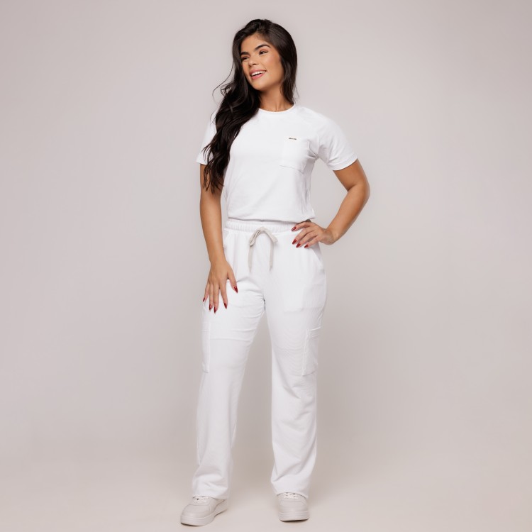 Scrub Sottile Lovely Feminino Branco