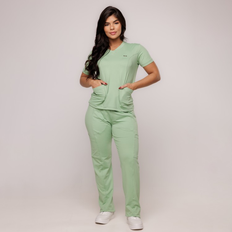 Scrub Sottile Candy Tecnológico Feminino Pistache