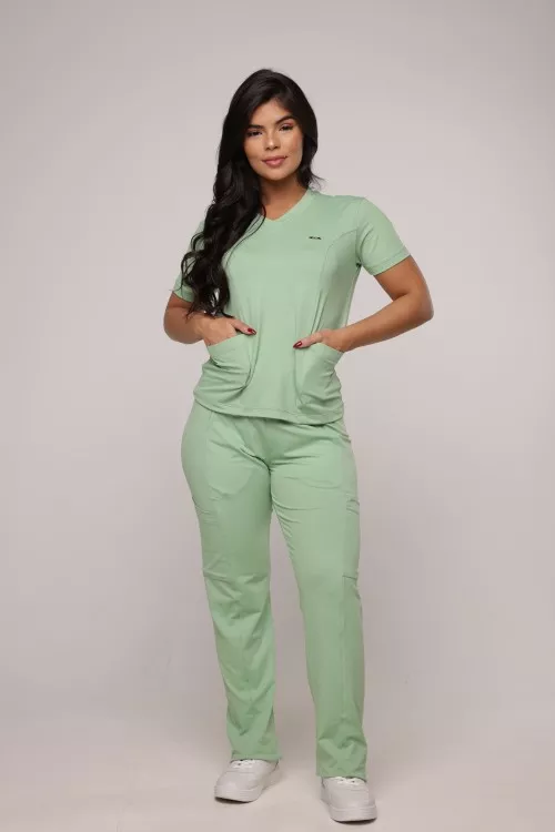 Scrub Sottile Candy Tecnológico Feminino Pistache