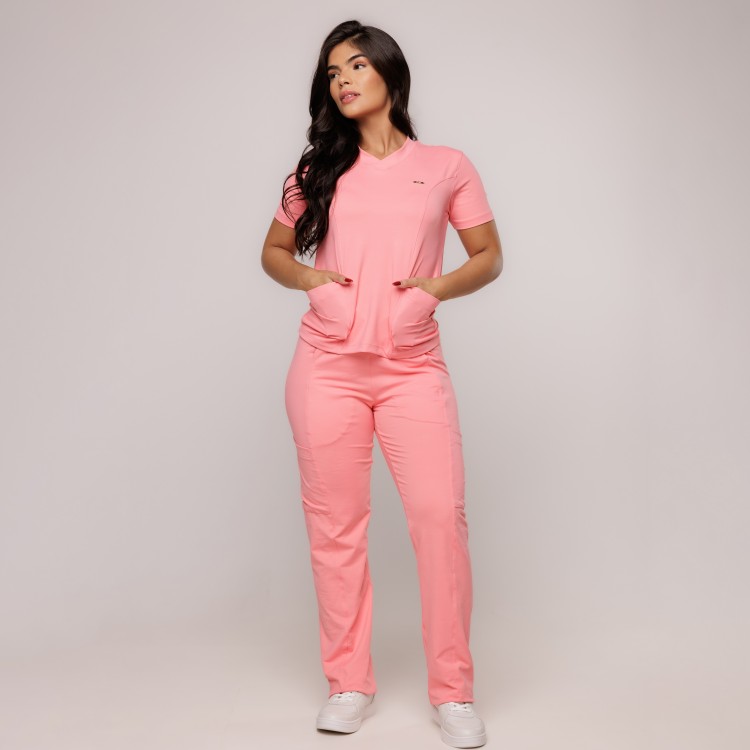 Scrub Sottile Candy Tecnológico Feminino Praia de Coral