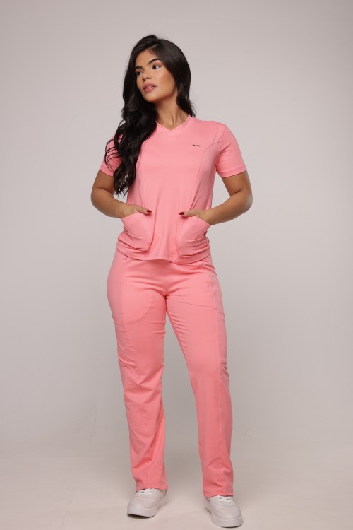 Scrub Sottile Candy Tecnológico Feminino Praia de Coral