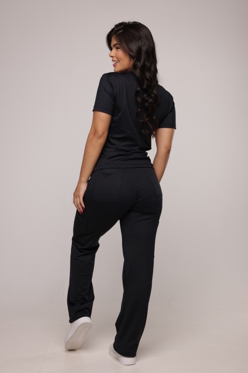 Scrub Sottile Candy Tecnológico Feminino Preto
