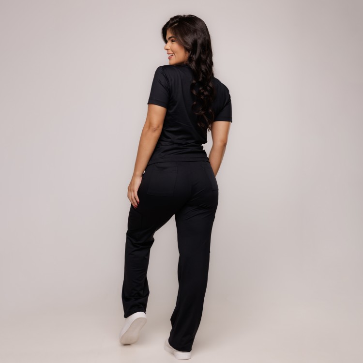 Scrub Sottile Candy Tecnológico Feminino Preto