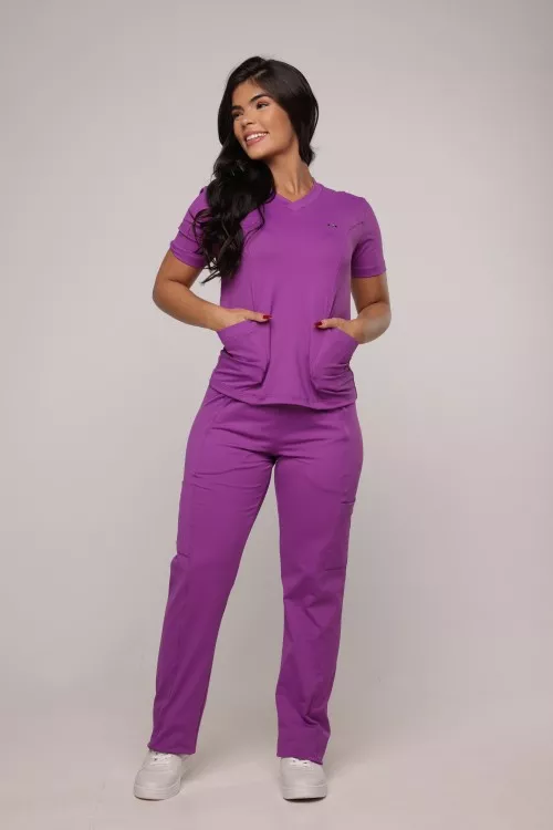 Scrub Sottile Candy Tecnológico Feminino Violeta