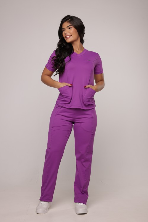 Scrub Sottile Candy Tecnológico Feminino Violeta