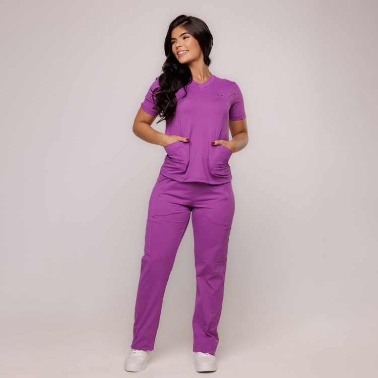 Scrub Sottile Candy Tecnológico Feminino Violeta