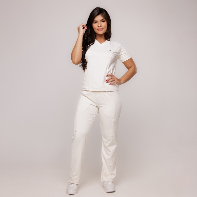 Scrub Sottile Candy Tecnológico Feminino Off