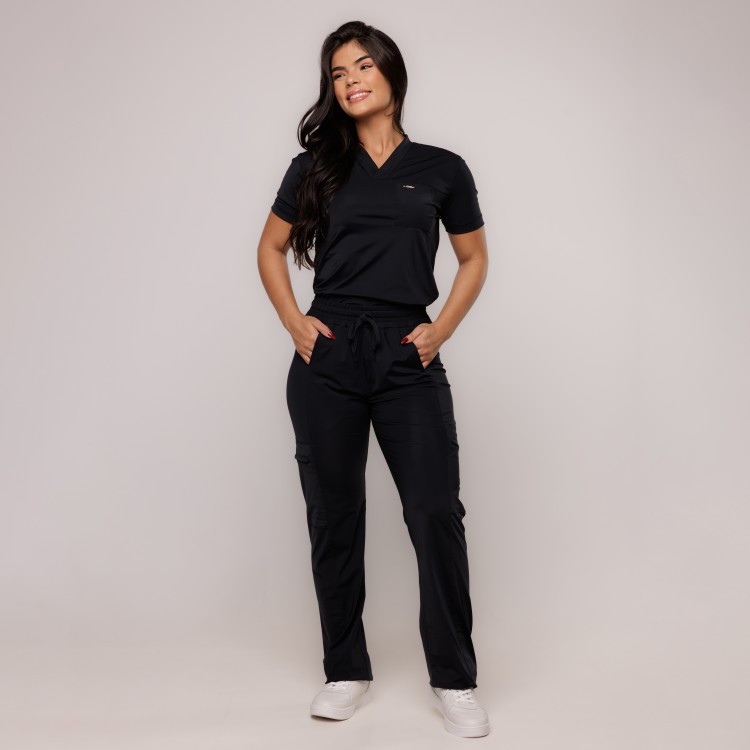 Scrub Sottile Smooth Feminino Preto