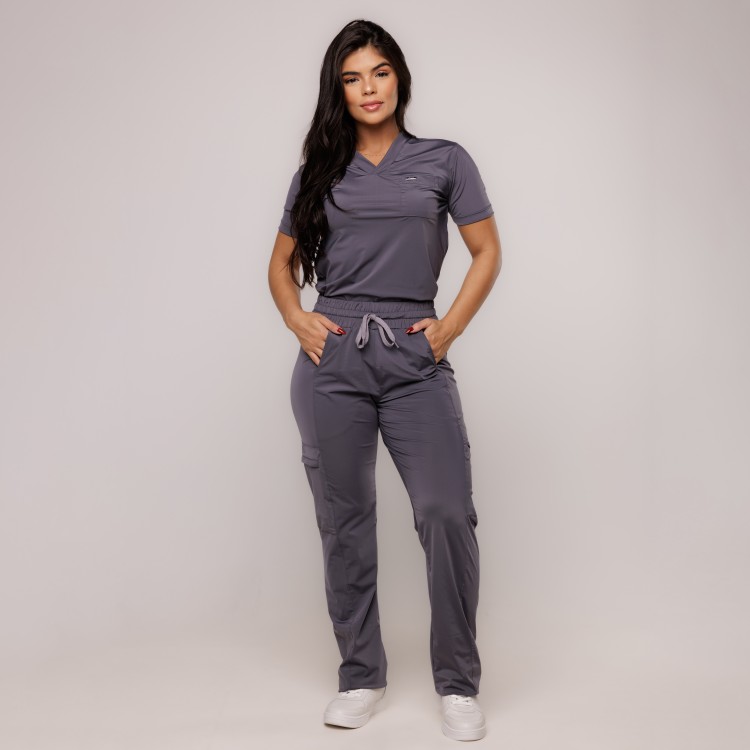 Scrub Sottile Smooth Feminino Chumbo
