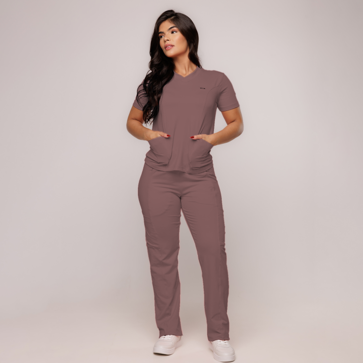 Scrub Sottile Candy Tecnológico Feminino Castanha