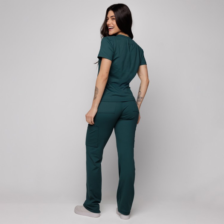 Scrub Sottile Candy Tecnológico Feminino Verde Real