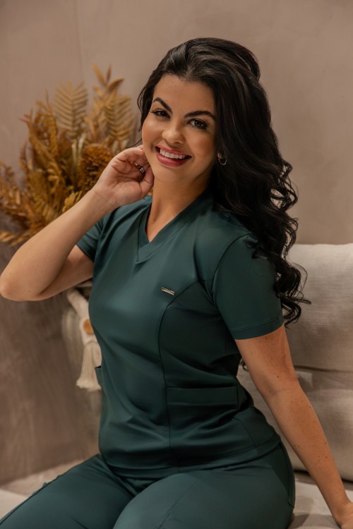 Scrub Sottile Candy Tecnológico Feminino Verde Real