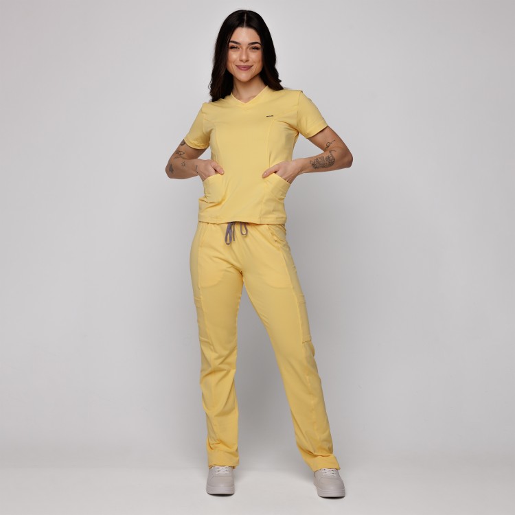 Scrub Sottile Candy Tecnológico Feminino Girassol