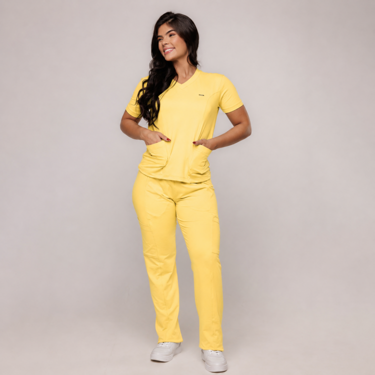 Scrub Sottile Candy Tecnológico Feminino Girassol
