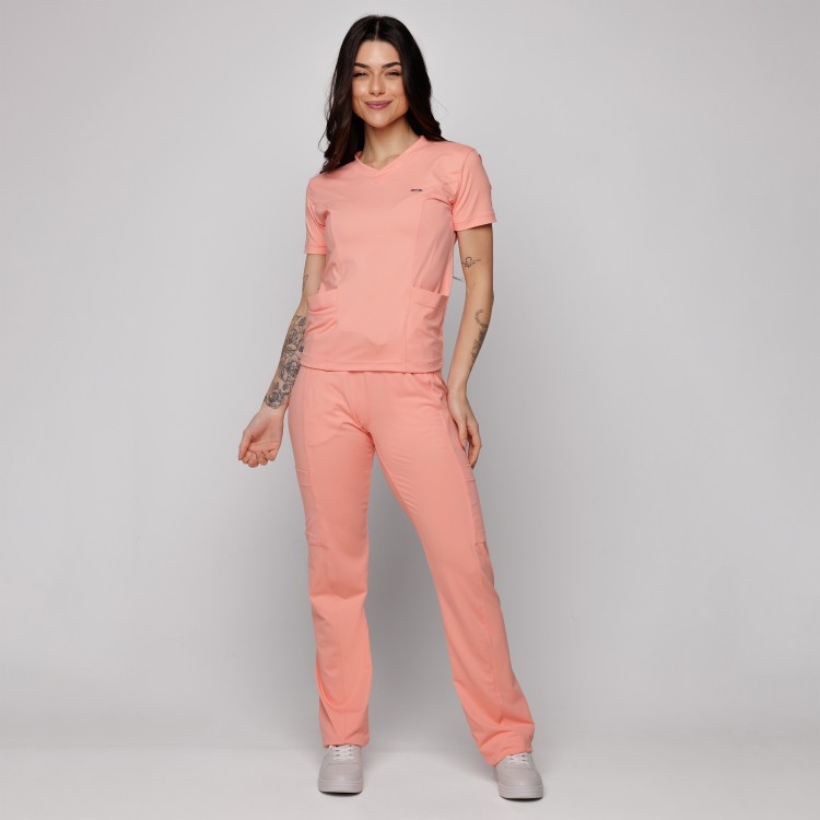 Scrub Sottile Candy Tecnológico Feminino Peach Coral