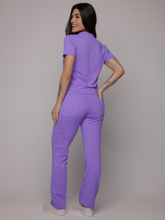 Scrub Sottile Candy Tecnológico Feminino Lilás