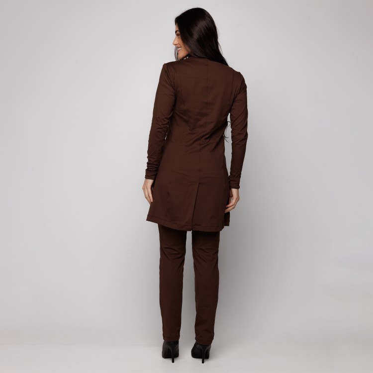 Jaleco Sottile Up Tecnológico Feminino Café