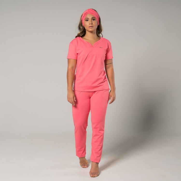 Scrub Sottile Light Tecnológico Rosa Azaléia