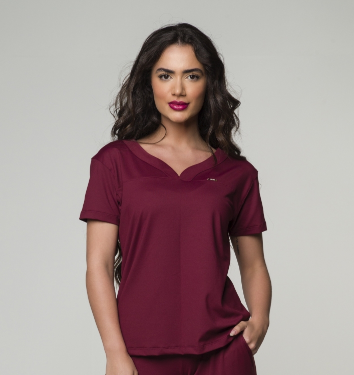 Blusa Feminina Sottile Light Bordô