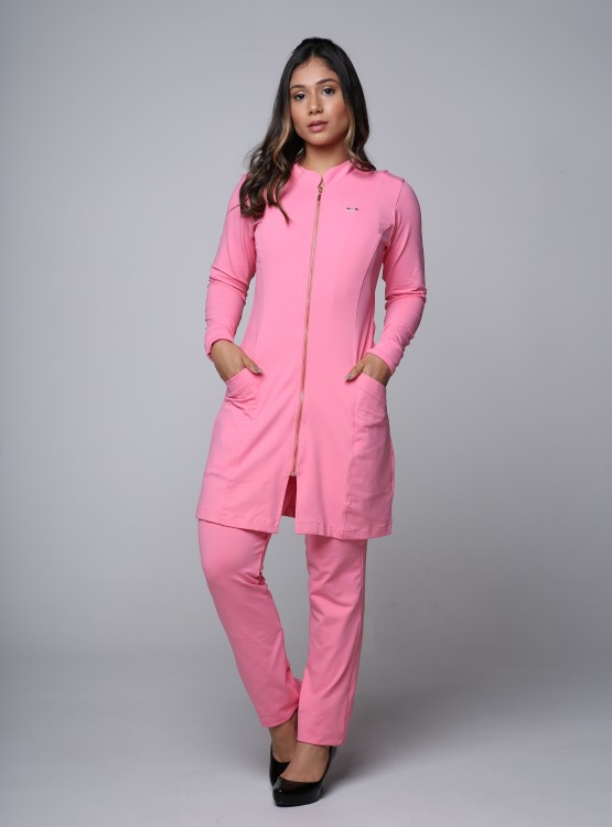 Jaleco Sottile Up Tecnológico Rosa Chiclete