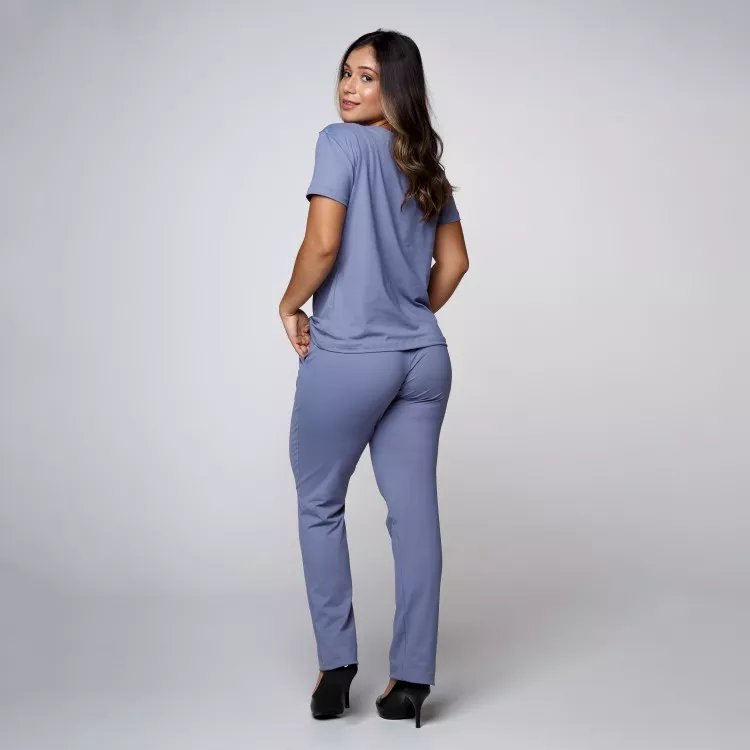 Scrub Sottile Light Tecnológico Azul Chuva