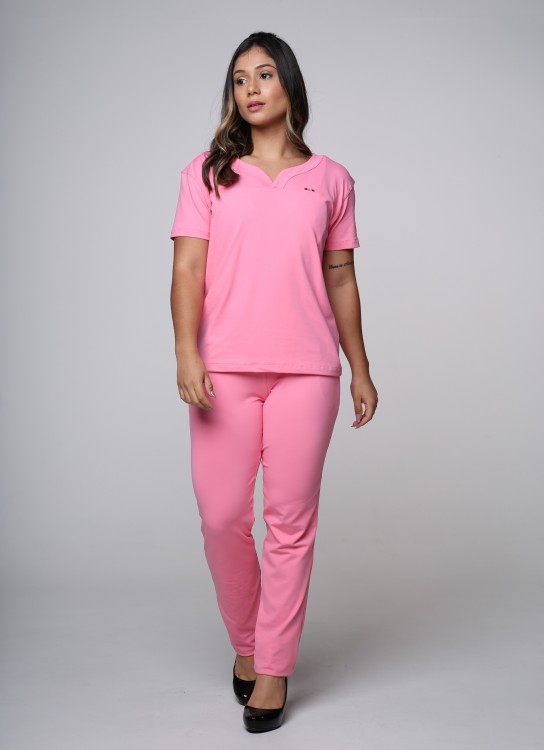 Scrub Sottile Light Tecnológico Rosa Chiclete